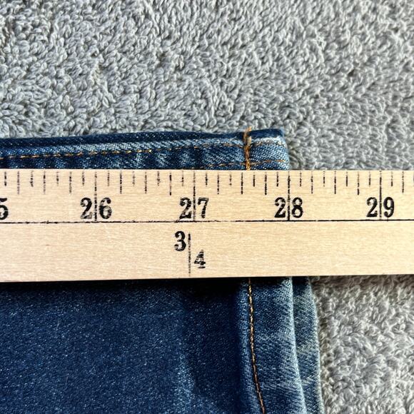 Everlane Uniform The Athletic Jeans Mens Size 31X30 Blue Dark Wash Denim Tapered - Picture 8 of 9